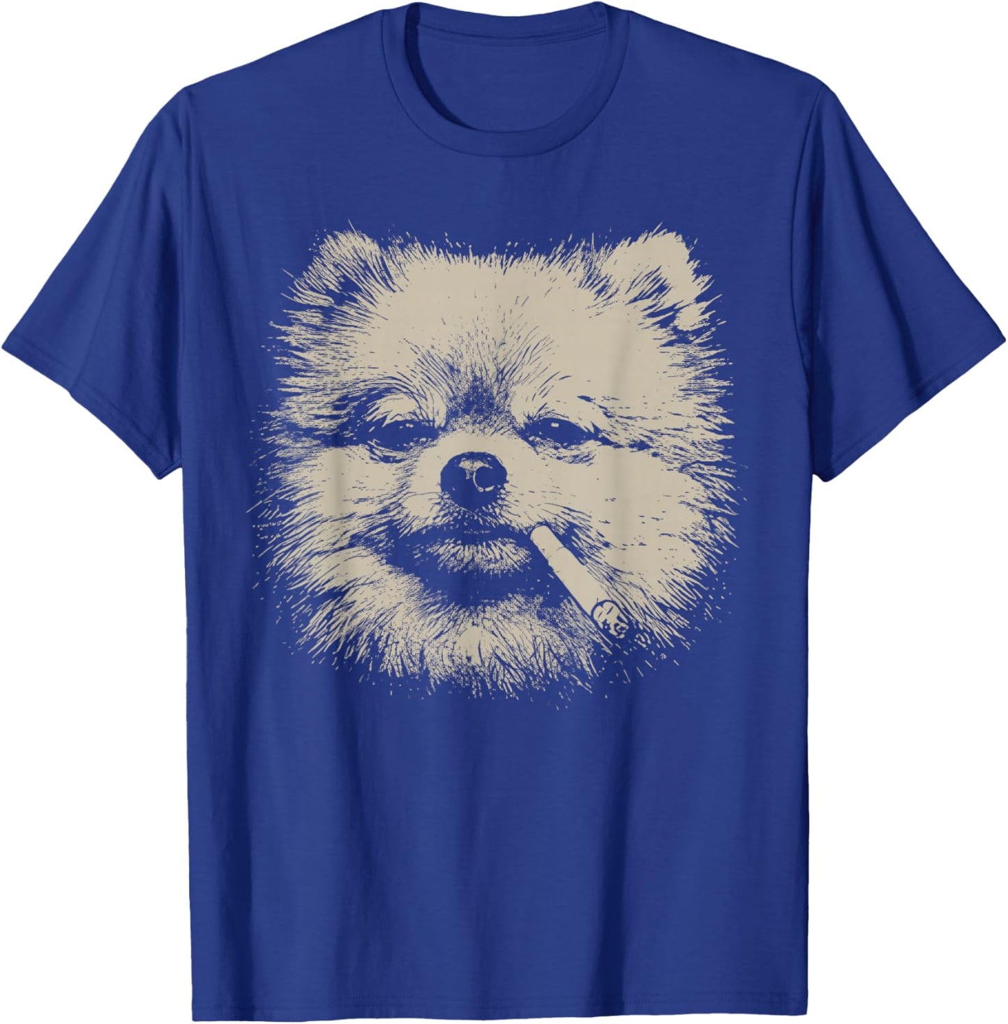 Dog Smoking Meme Funny Pomeranian Dog Meme Pet Lover T-Shirt - T-Shirt | Royal