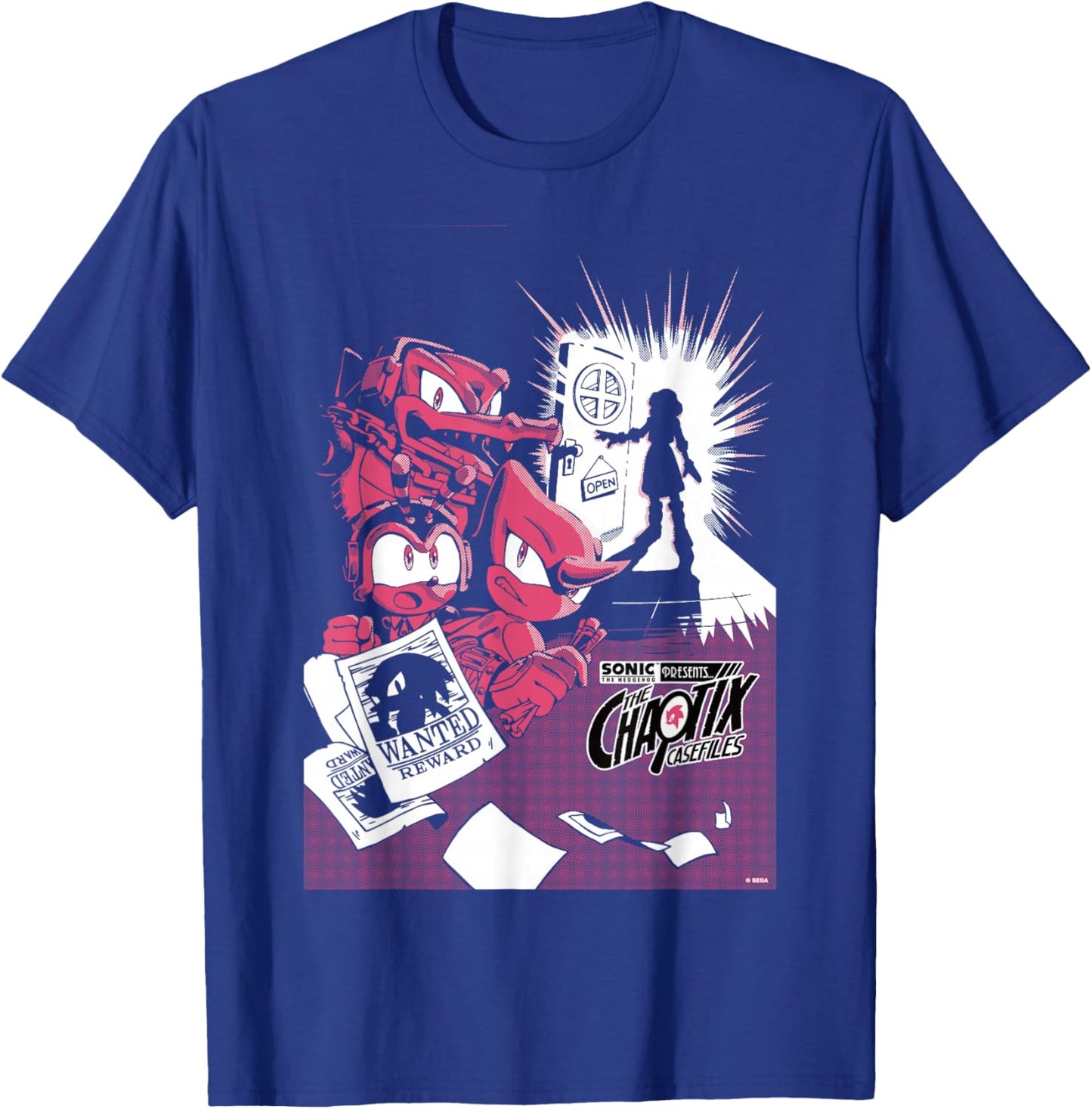 Sonic The Hedgehog Chaotix Casefiles Episode 1 T-Shirt - T-Shirt | Royal