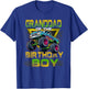Granddad of The Birthday Boy Monster Truck Birthday Family T-Shirt - T-Shirt | Royal
