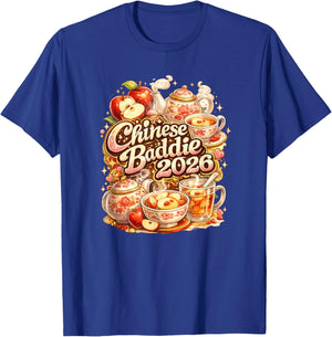 Chinese Baddie 2026 Boiled Apple Tea T-Shirt - T-Shirt | Royal