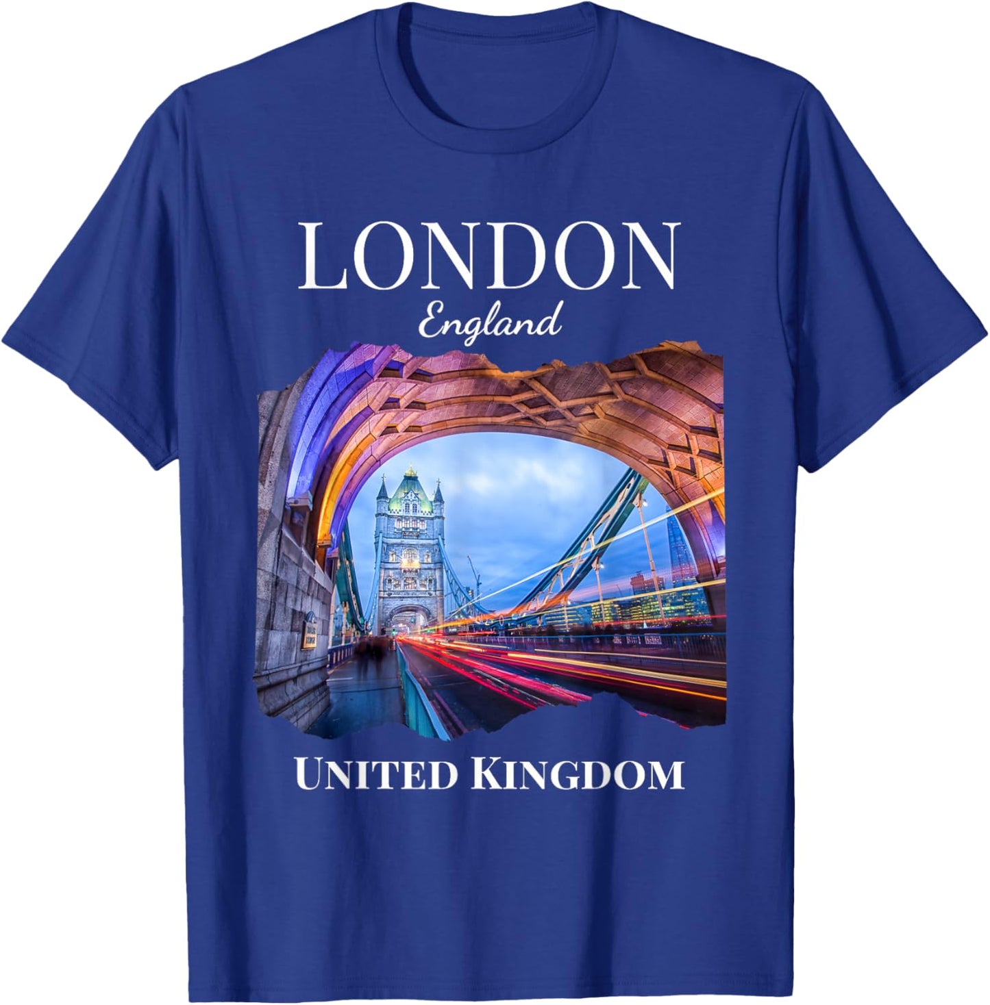 London England Bridge Tower Tourist Souvenir Women Men Kids T-Shirt - T-Shirt | Royal