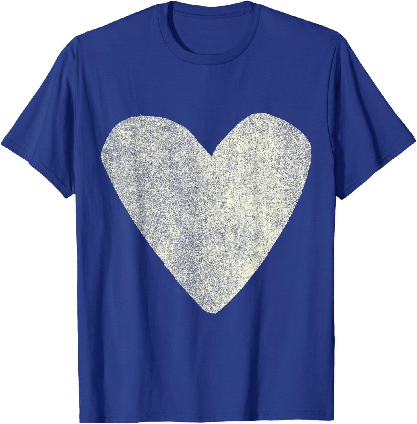 Positive Mental Health Awareness Colorful Heart Ivory T-Shirt - T-Shirt | Royal