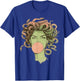 Medusa Bubblegum Mythological Snake Hair Goddess Feminist T-Shirt - T-Shirt | Royal