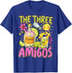 The Three Amigos Cinco De Mayo Tequila Pink Bow Girls Trip T-Shirt - T-Shirt | Royal