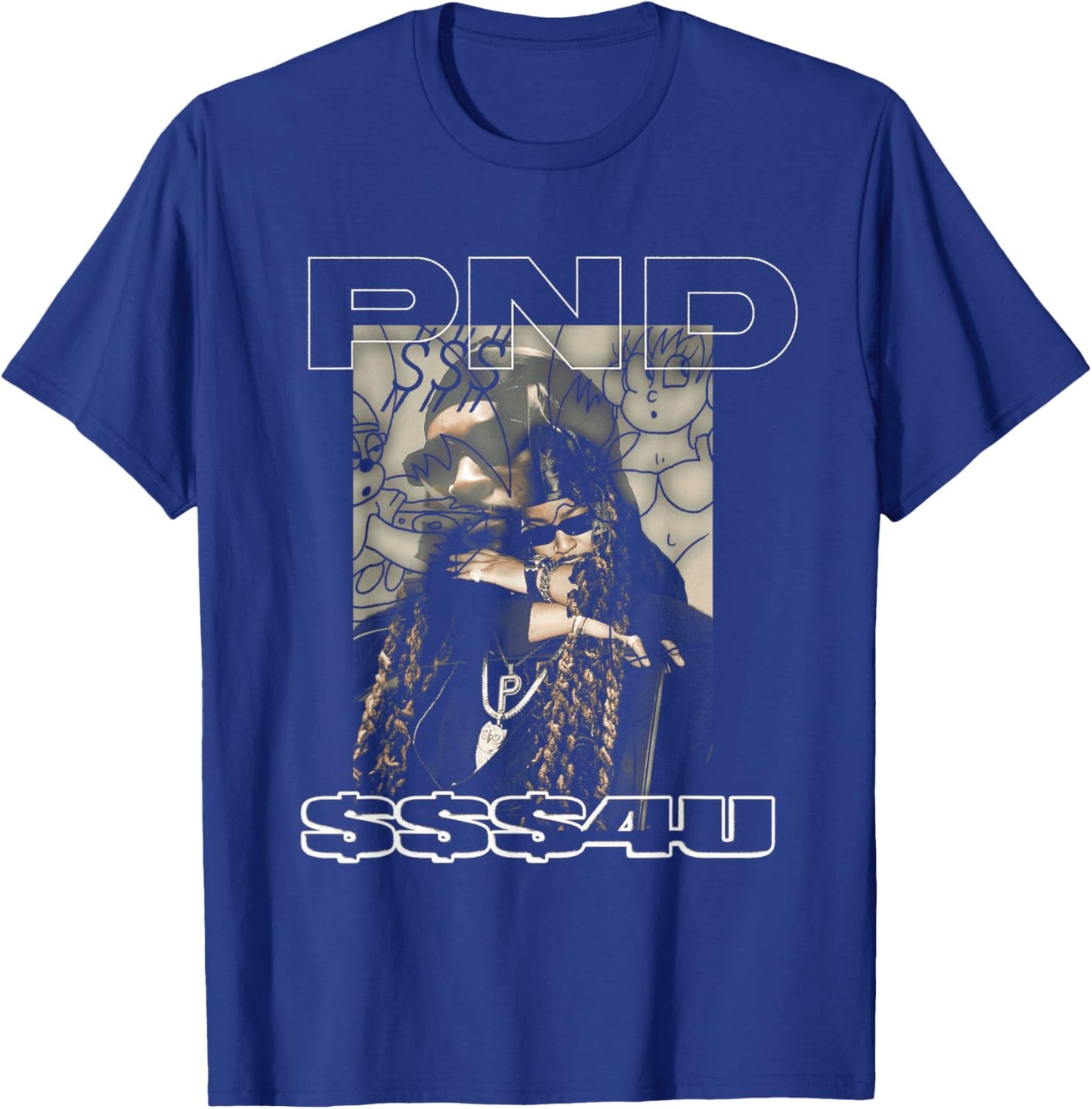 PARTYNEXTDOOR Photo Graphic T-Shirt - T-Shirt | Royal