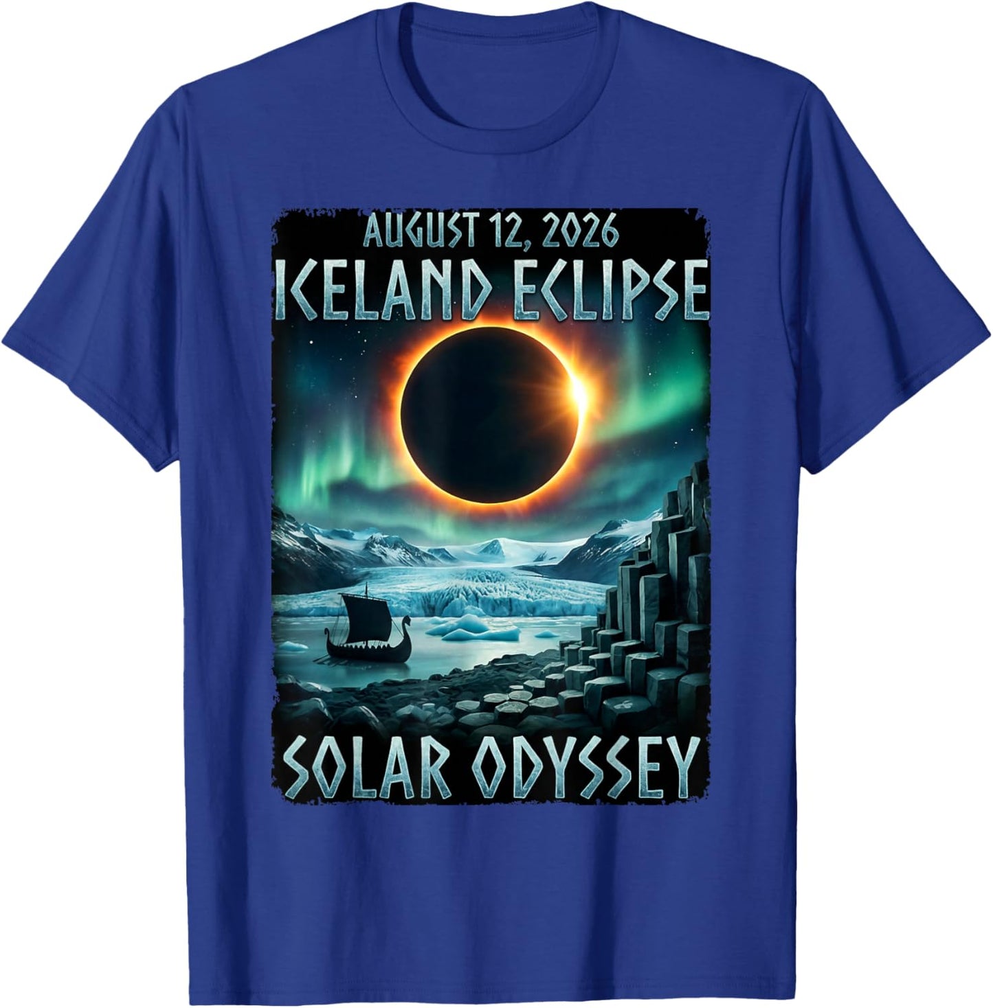 Total Solar Eclipse 2026 Iceland - Totality Chaser Science T-Shirt - T-Shirt | Royal
