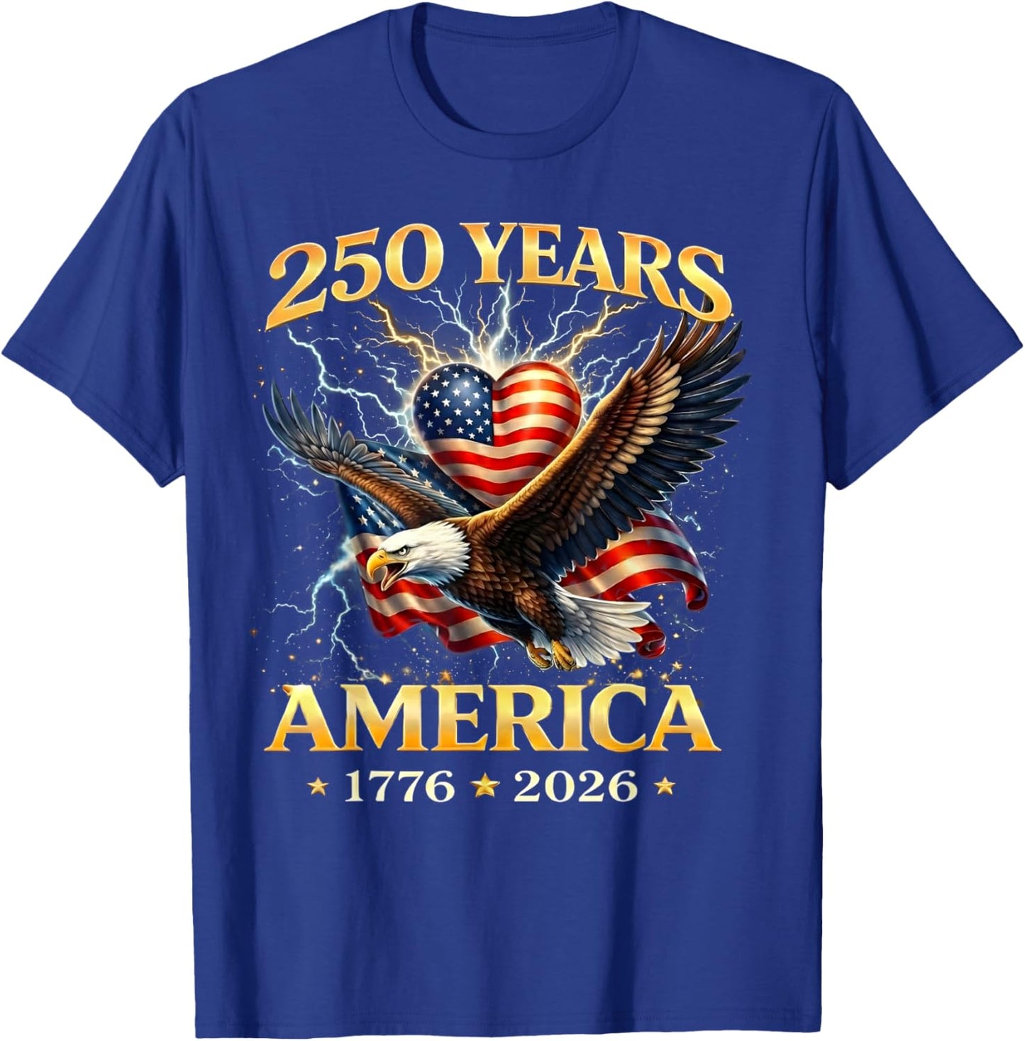 250 Years America 1776 2026 Gifts Women T-Shirt - T-Shirt | Royal