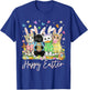 Happy Easter Cute Cat Lover Bunny Easter Day Women Men Kids T-Shirt - T-Shirt | Royal
