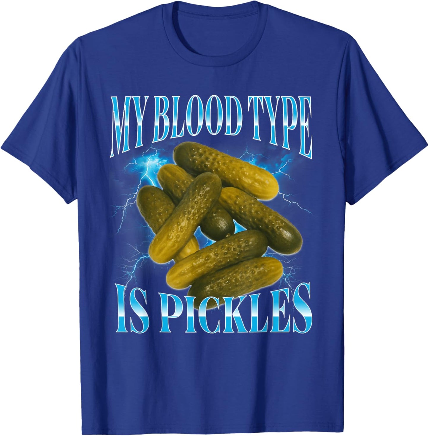 Funny Cringe Pickles Pickle Lover T-Shirt - T-Shirt | Royal