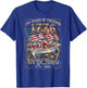 We The People American Patriot Revolution History Flag T-Shirt - T-Shirt | Royal