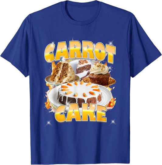 Thanksgiving Carrot Cake Bootleg 90's Rap Rock Vintage T-Shirt - T-Shirt | Royal