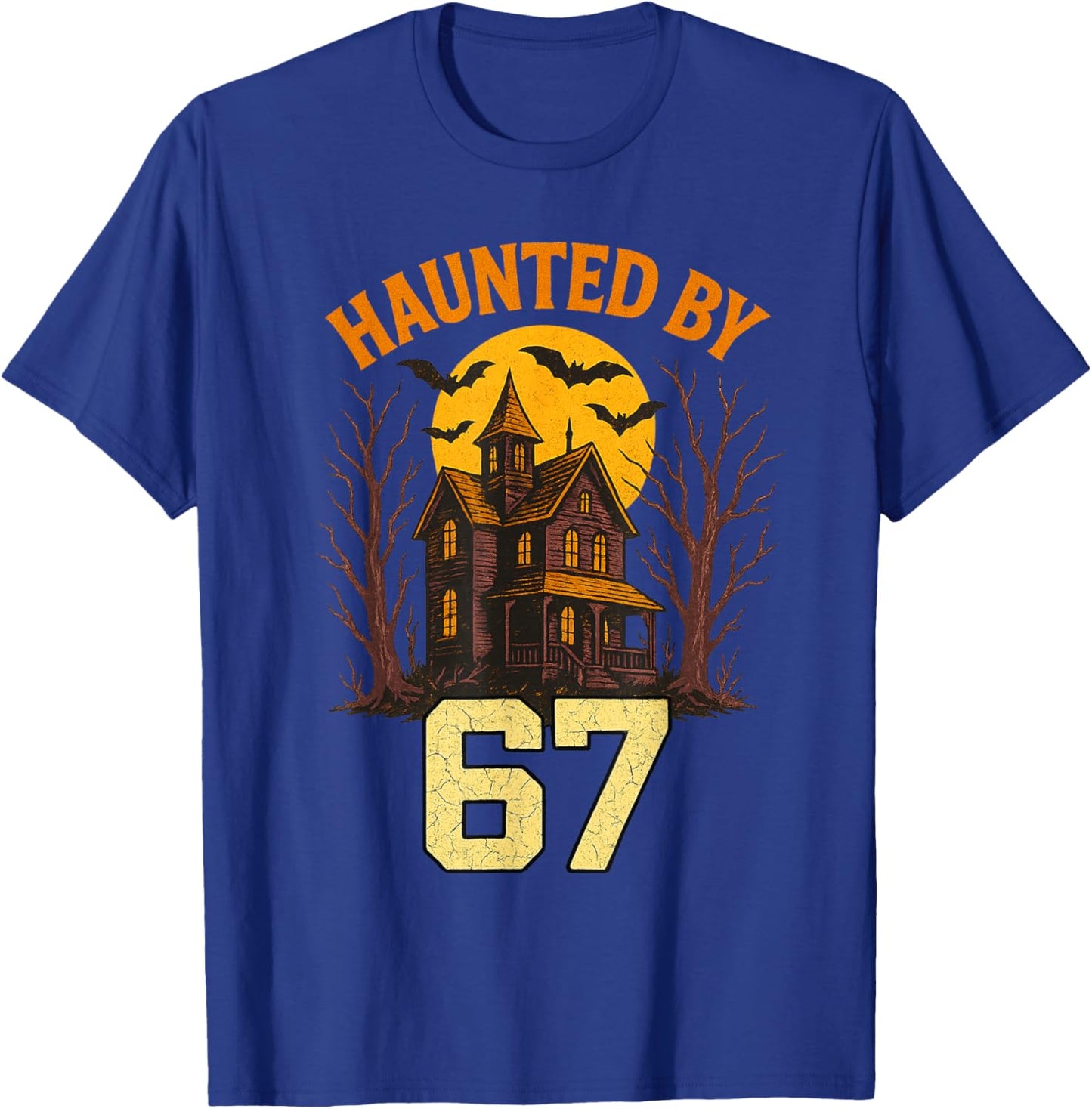 67 Meme Trendy Halloween Funny Six Seven Gen Alpha Teen Boys T-Shirt - T-Shirt | Royal