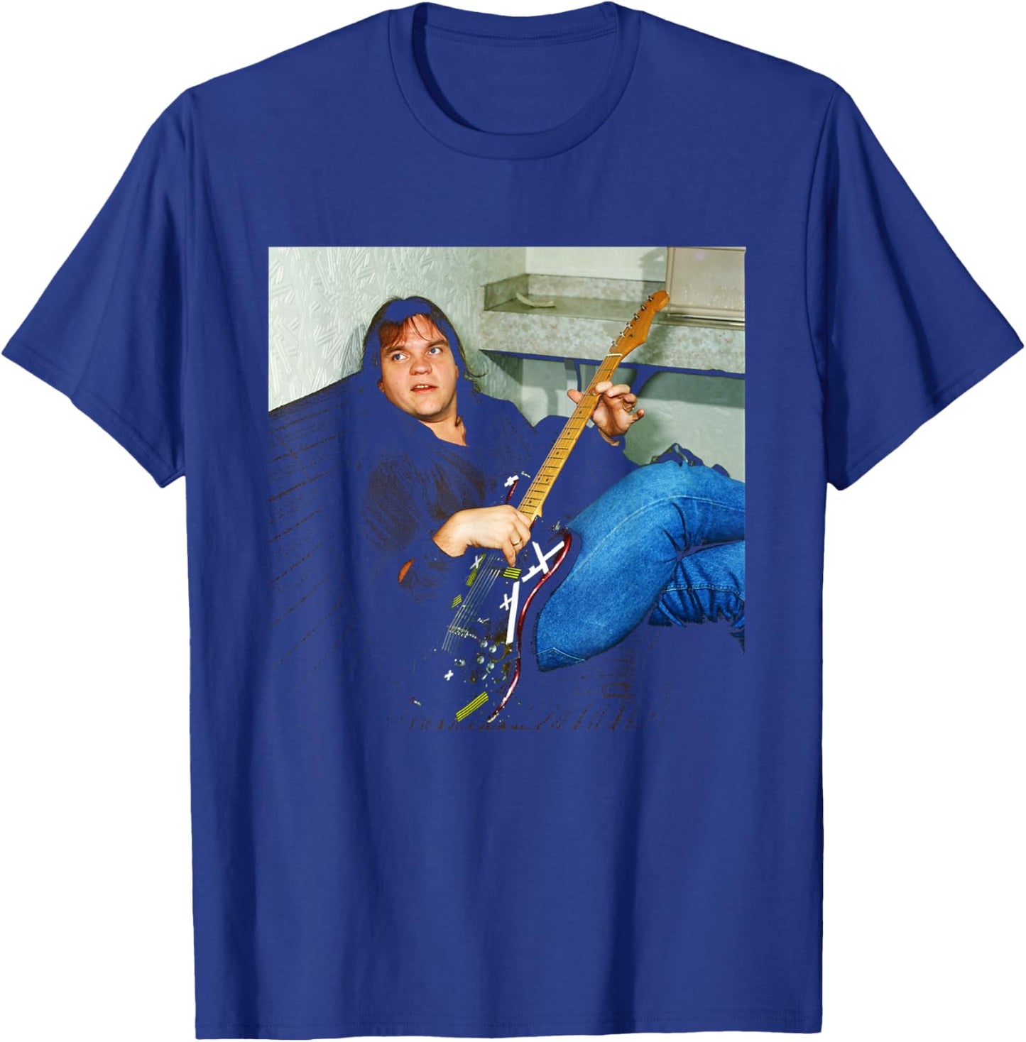 Bat Out of Hell Singer Meat Loaf Bad for Good Tour 1985 T-Shirt - T-Shirt | Royal
