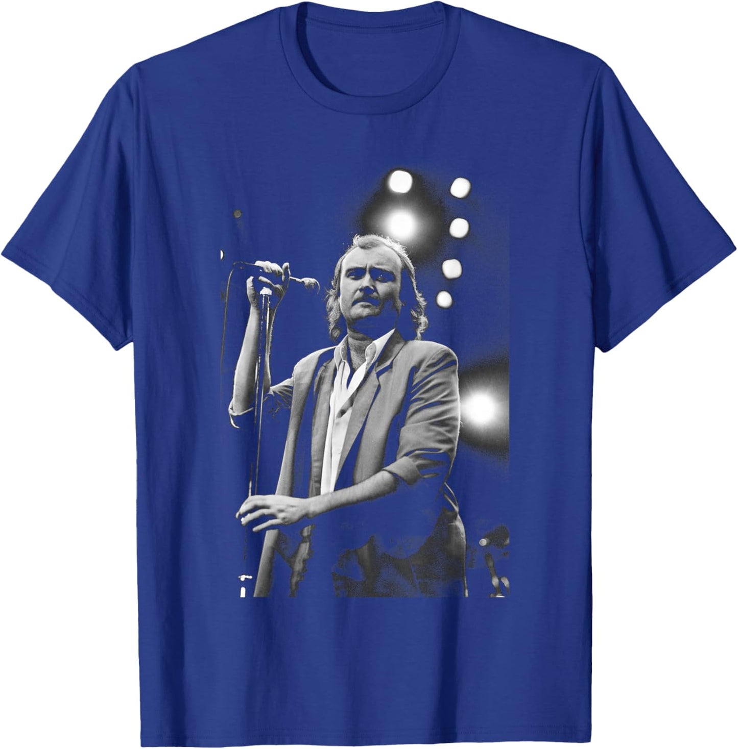 Phil Collins Genesis Live Atlanta USA Invisible Touch Tour T-Shirt - T-Shirt | Royal