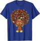 Black History Month Afro Book Lover Women Girls Librarian T-Shirt - T-Shirt | Royal
