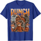 Funny Punch Baby Monkey Cute Family T-Shirt - T-Shirt | Royal
