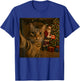 Santa Cat Christmas Tree Shirt, Funny Christmas Cat Selfie T-Shirt - T-Shirt | Royal
