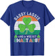 Sassy Lassie and a Wee Bit Smart Assy Women St Patricks T-Shirt - T-Shirt | Royal