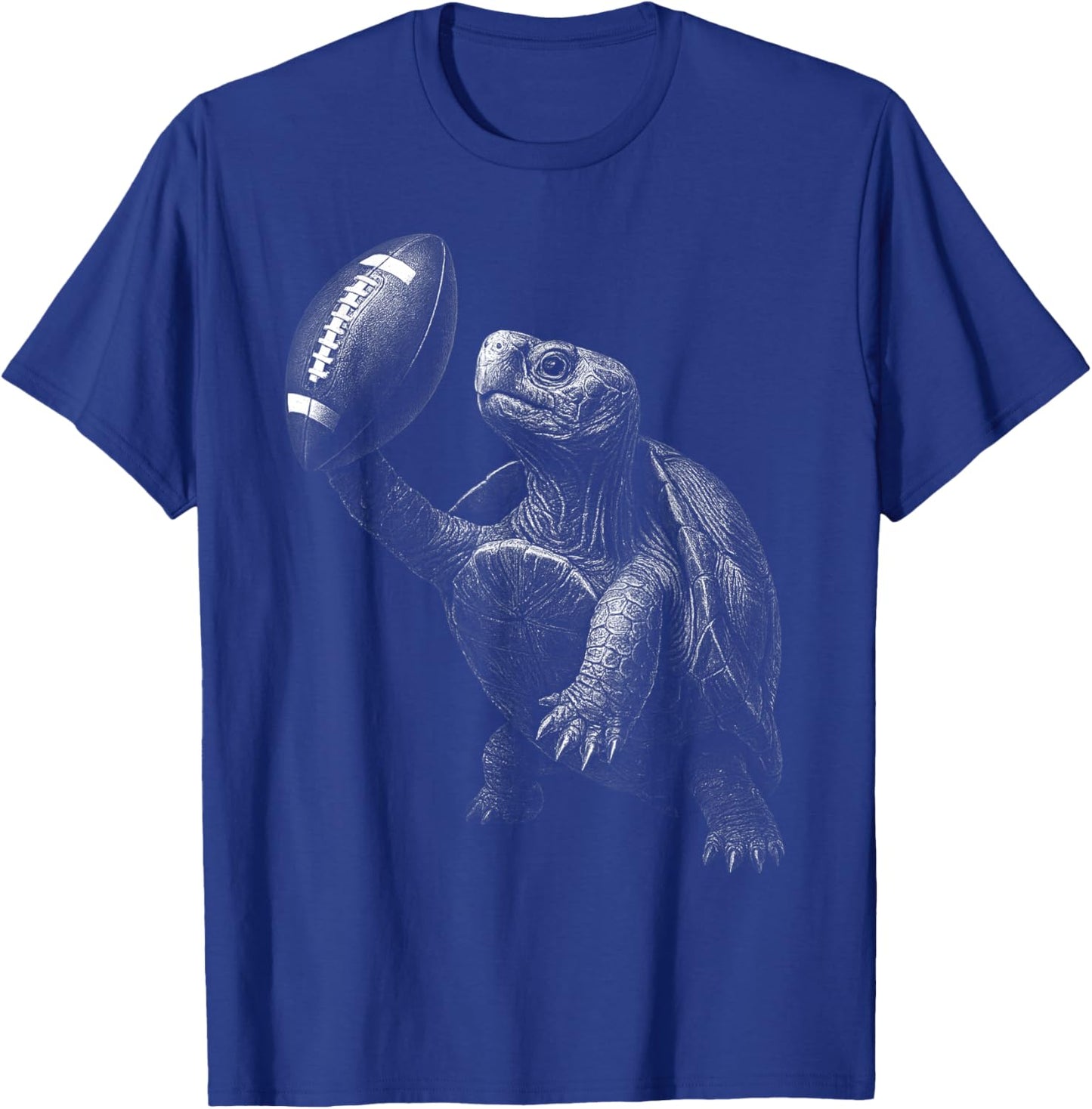 Tortoise American Football Sports Reptile Lover T-Shirt - T-Shirt | Royal