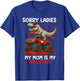 Valentines Day T Rex Riding Monster Truck Funny Toddler Boys T-Shirt - T-Shirt | Royal