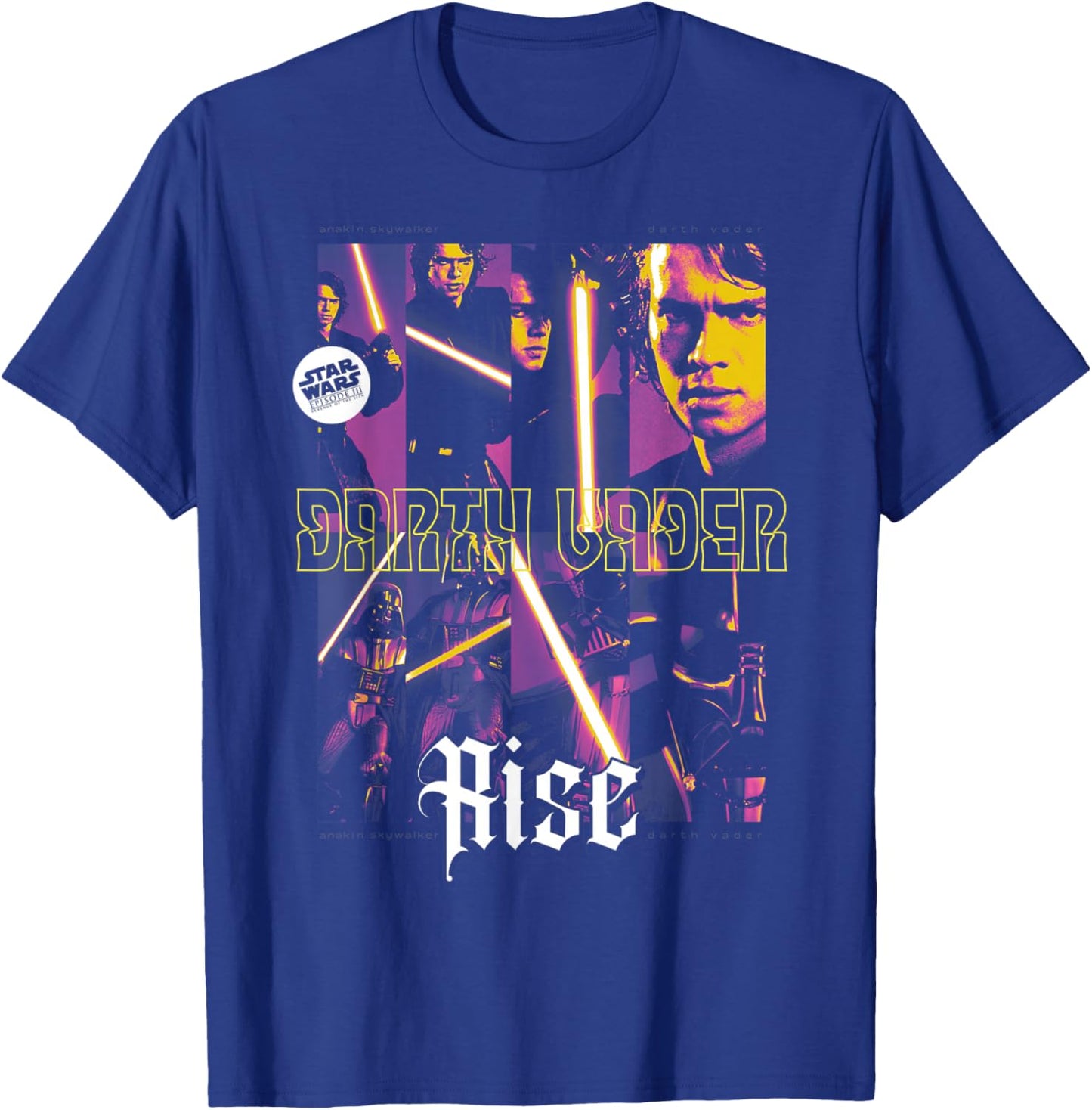 Star Wars Revenge of The Sith Darth Vader Rise T-Shirt - T-Shirt | Royal