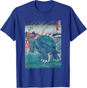 Japanese Kaiju Monster Art Men Boys Kids Youth Teens T-Shirt - T-Shirt | Royal