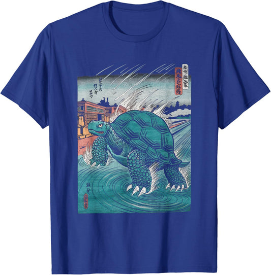Japanese Kaiju Monster Art Men Boys Kids Youth Teens T-Shirt - T-Shirt | Royal