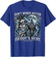 Don't Worry Kitten Daddy's Here Cool Funny Alpha Wolf T-Shirt - T-Shirt | Royal