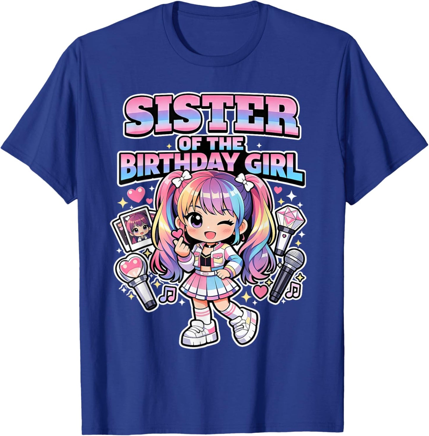 Sister of Birthday Girl Korean Popular Music K-pop Lovers T-Shirt - T-Shirt | Royal