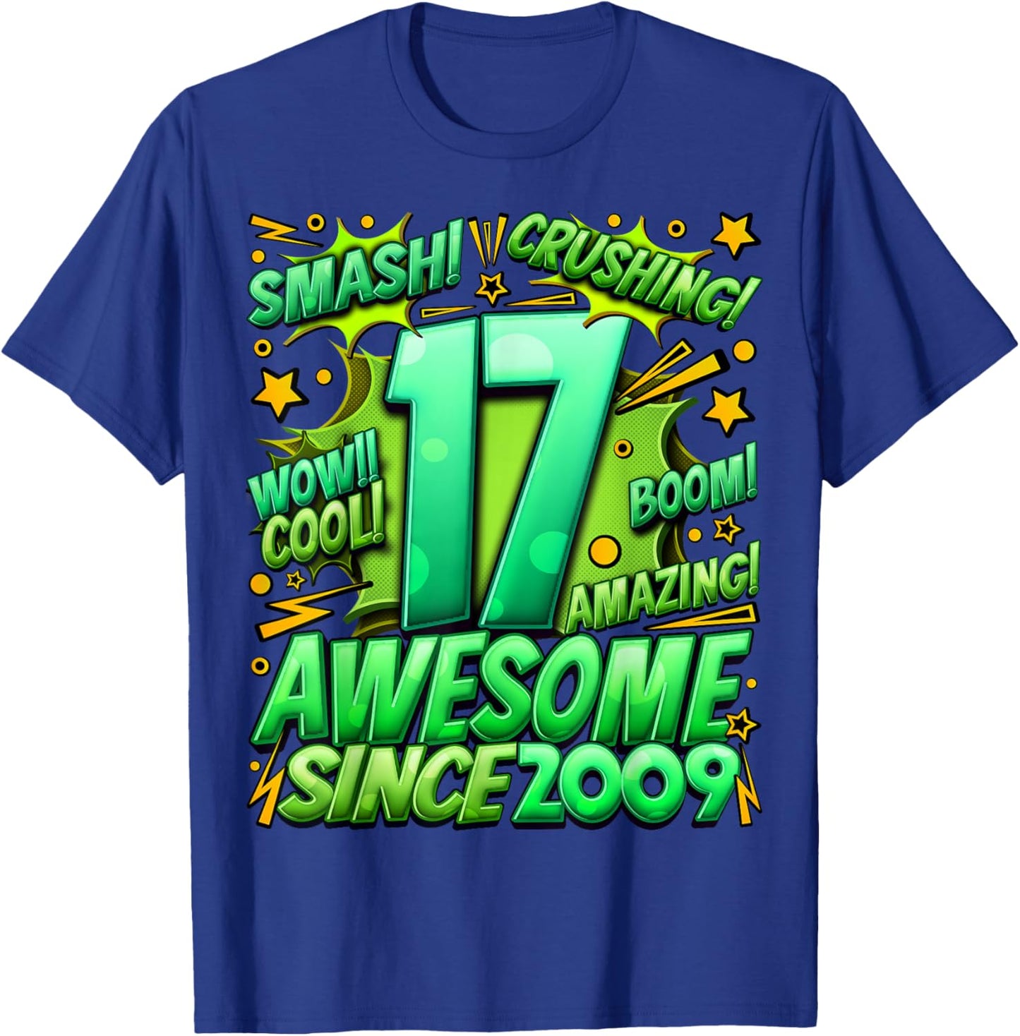 17 Year Old Gifts for Boys 17th Birthday Boy 17 Year Old Boy T-Shirt - T-Shirt | Royal
