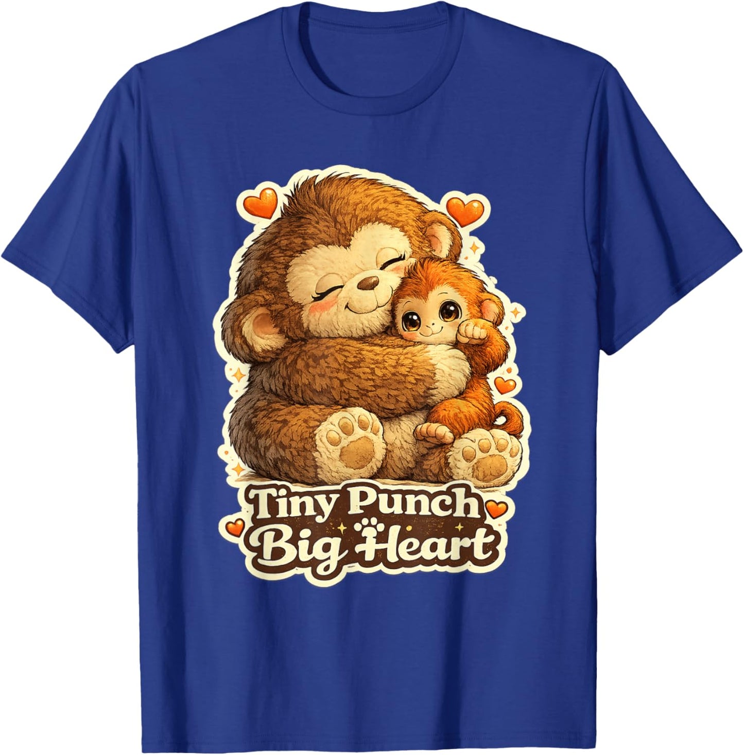 Cute But Punchy Monkey T-Shirt - T-Shirt | Royal