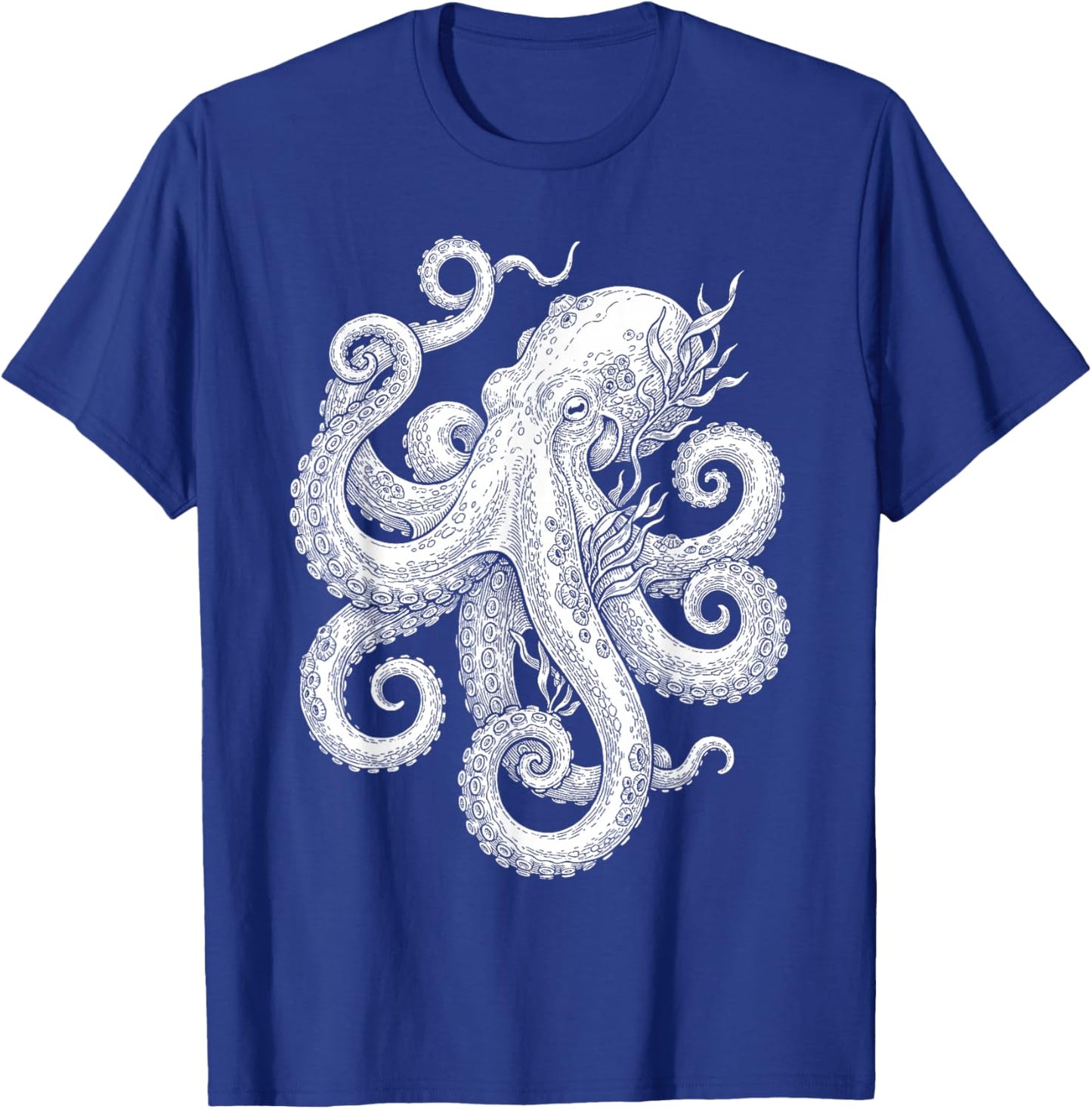 Octopus Cephalopod Nautical Creature T-Shirt - T-Shirt | Royal
