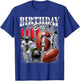 6th Birthday Boy Youth 6 Year Old Retro 90s Style Football T-Shirt - T-Shirt | Royal