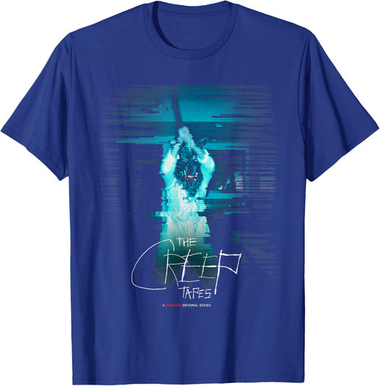 The Creep Tapes Key Art T-Shirt - T-Shirt | Royal