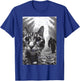 Cat Bigfoot Sasquatch Selfie Funny Kitten Meme Men Women Kid T-Shirt - T-Shirt | Royal