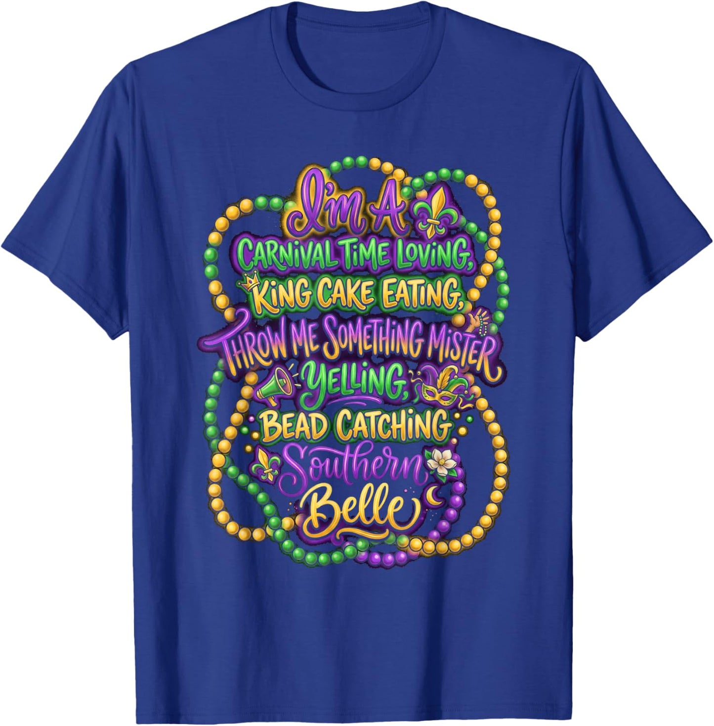 Carnival King Cake Lover T-Shirt - T-Shirt | Royal