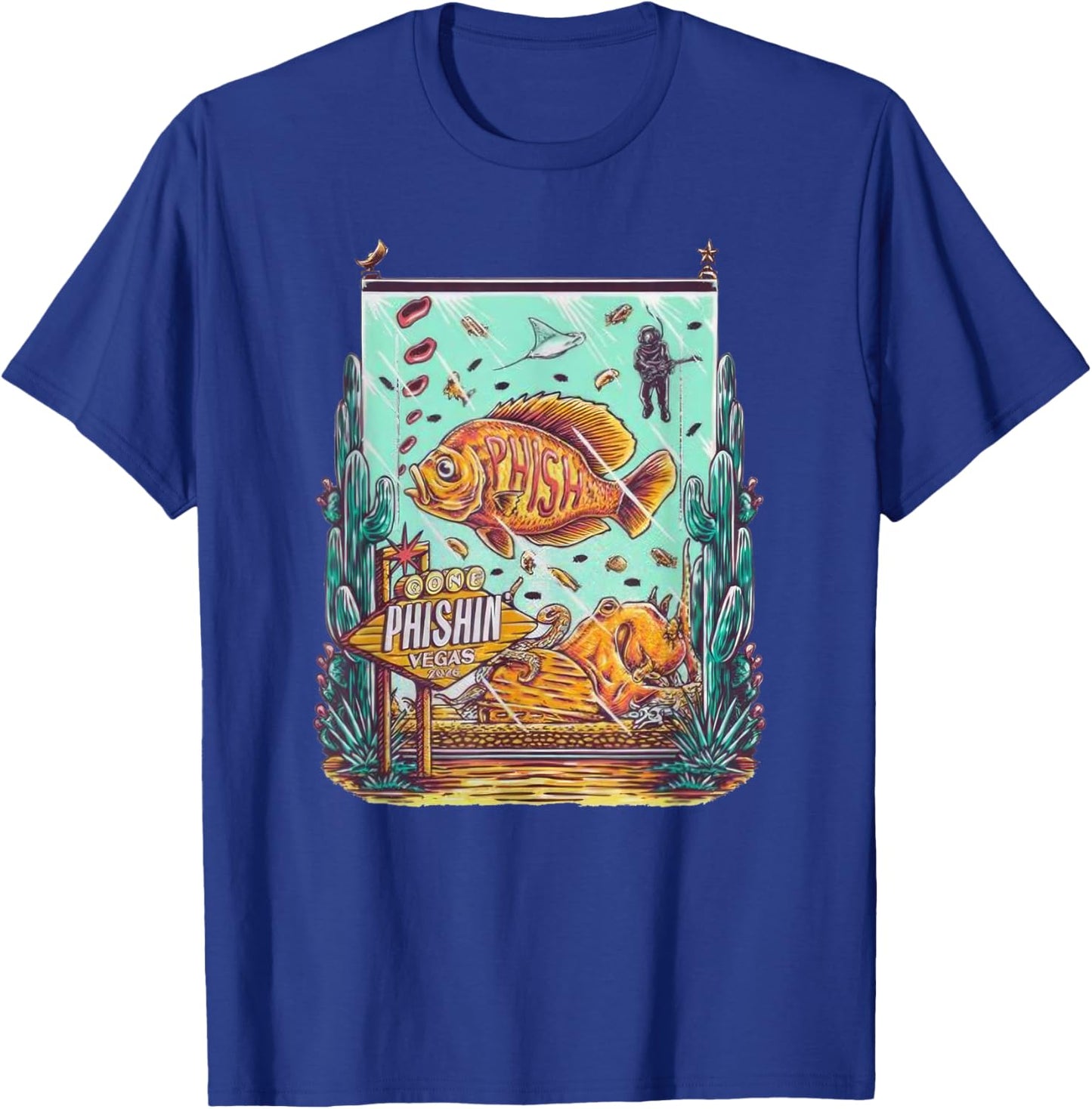 Phish 9 Nights At Sphere Lasvegas 2026 T-Shirt - T-Shirt | Royal