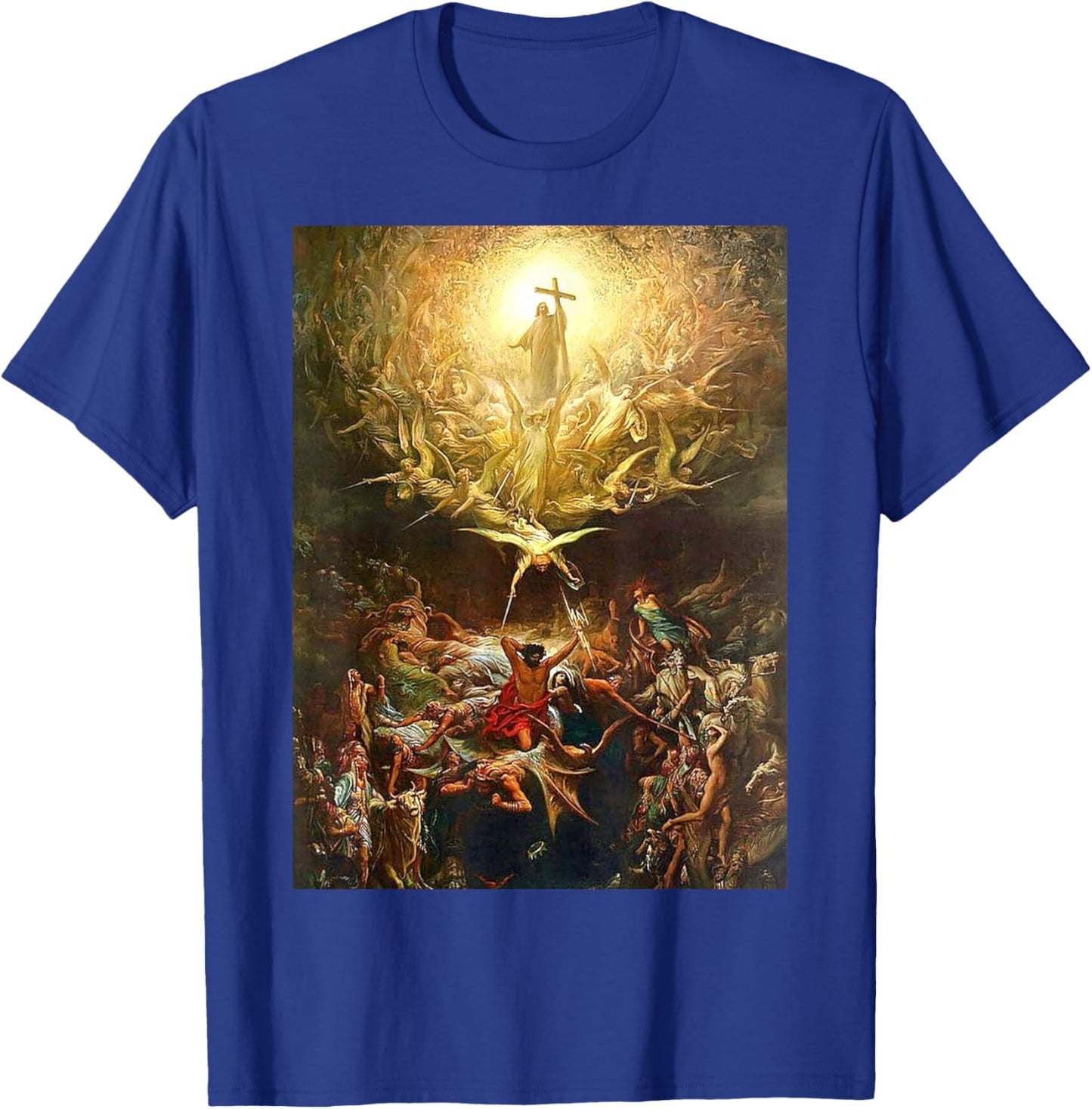 Triumph of Christianity Over Paganism Gustave Dore 1865 T-Shirt - T-Shirt | Royal