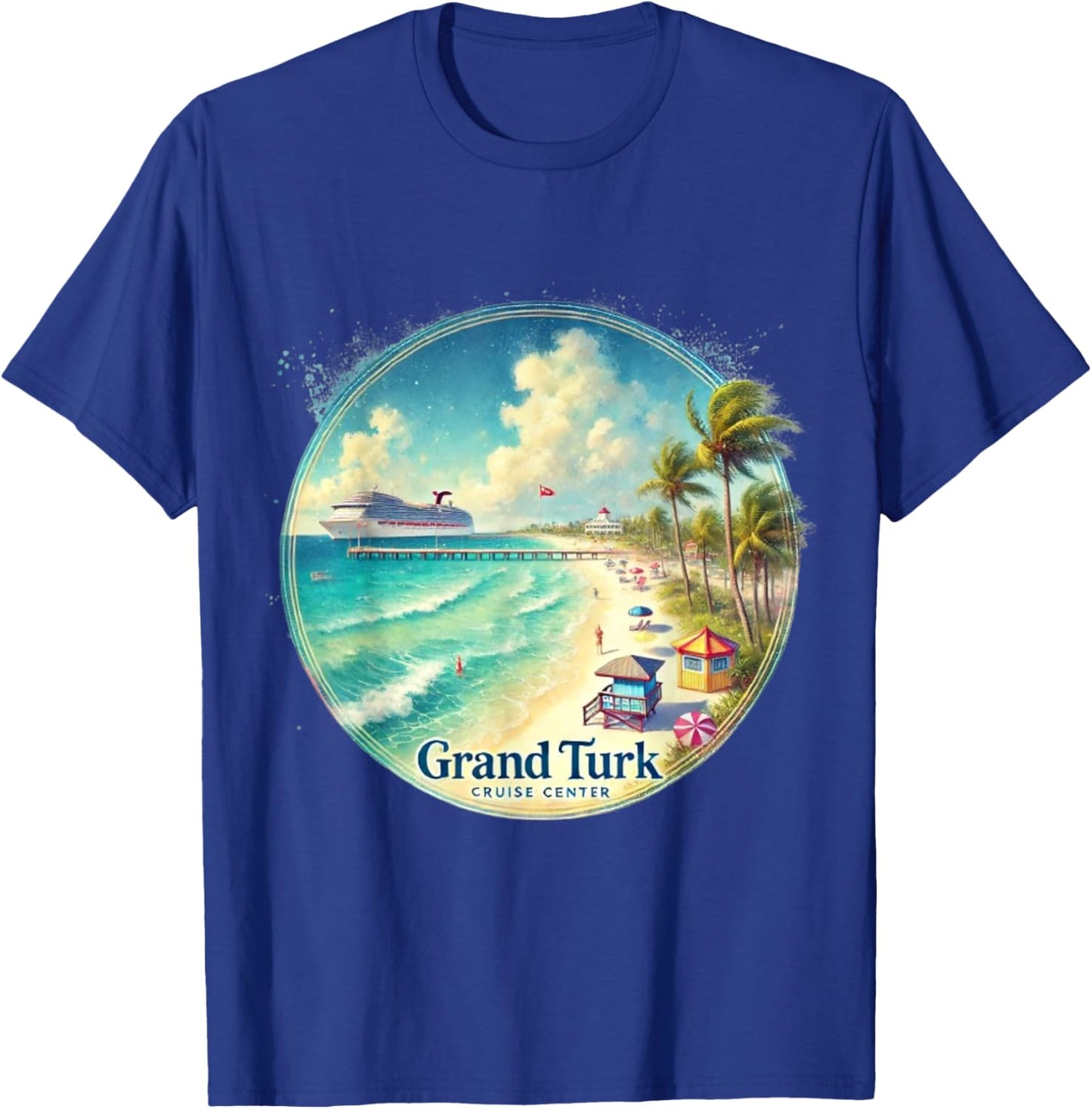 Gran Turk and Caicos Islands T-Shirt - T-Shirt | Royal
