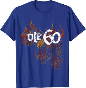 Ole 60 Eagle Graphic T-Shirt - T-Shirt | Royal