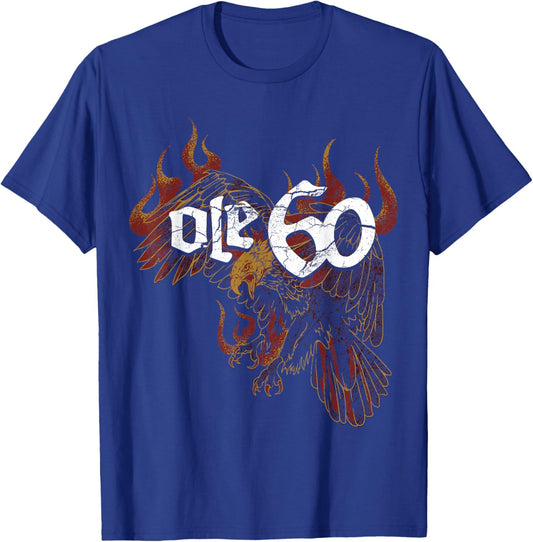 Ole 60 Eagle Graphic T-Shirt - T-Shirt | Royal