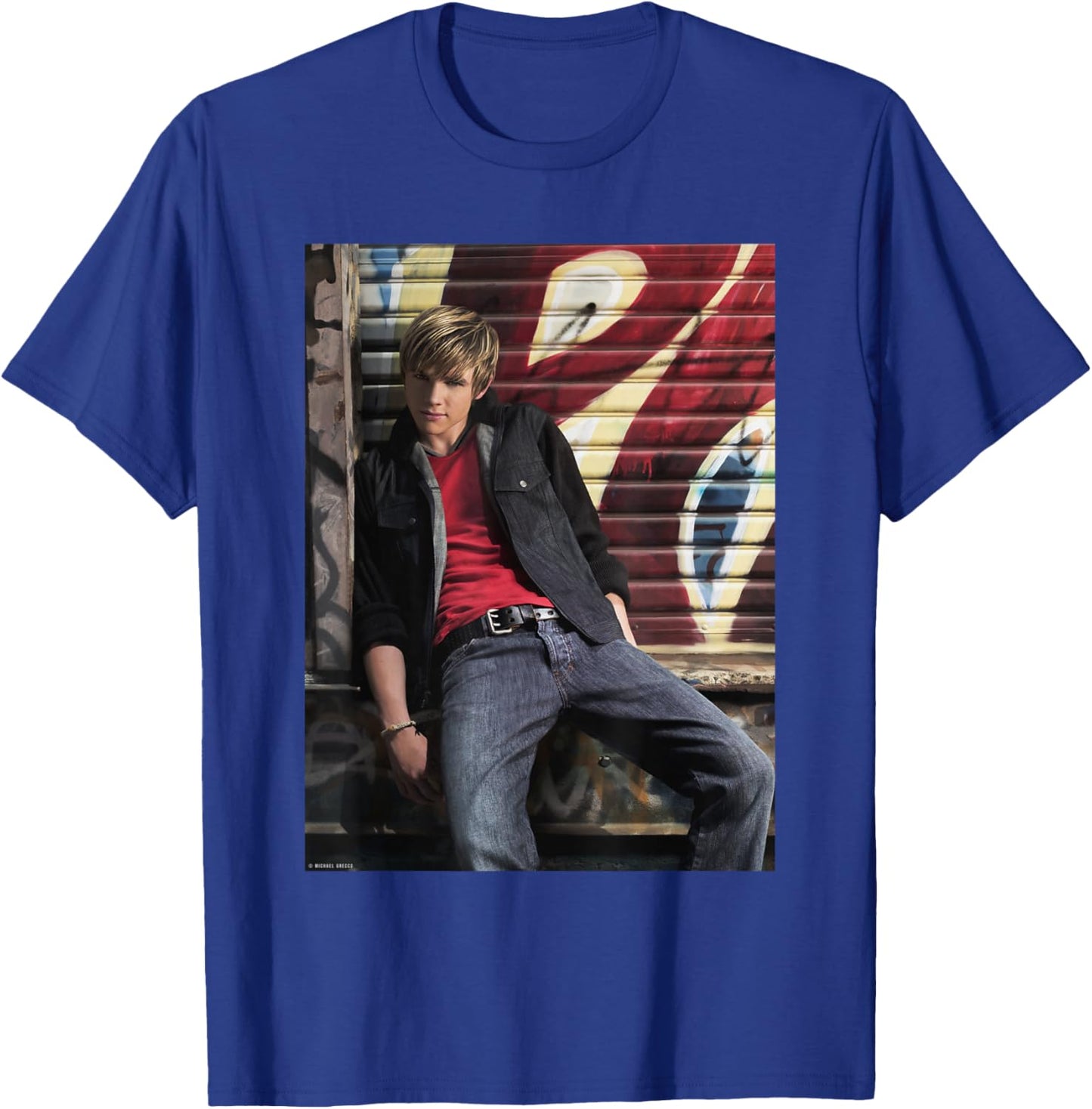 Songwriter Jesse McCartney Beautiful Soul Michael Grecco T-Shirt - T-Shirt | Royal