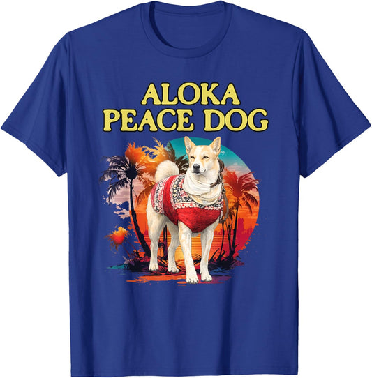 Aloka Peace Dog Shirt Walk for Peace 2026 Buddhist Dog T-Shirt - T-Shirt | Royal