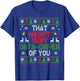 That Wasn't Very Data Driven of You Ugly Christmas Sweater T-Shirt - T-Shirt | Royal