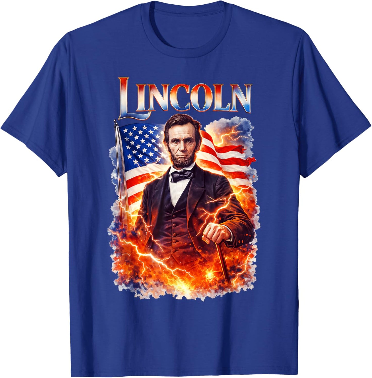 Abraham Lincoln T-Shirt - T-Shirt | Royal