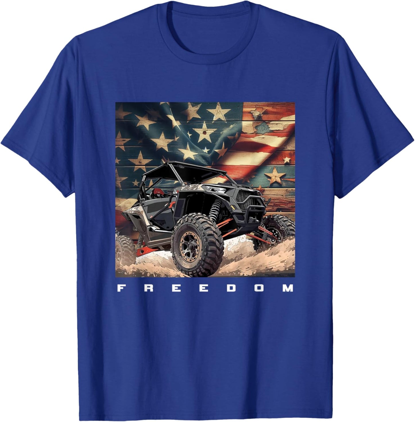 Off Road Quad ATV T-Shirt - T-Shirt | Royal