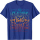 Vintage 1946 Limited Edition Shirt 80 Year Old 80th Birthday T-Shirt - T-Shirt | Royal