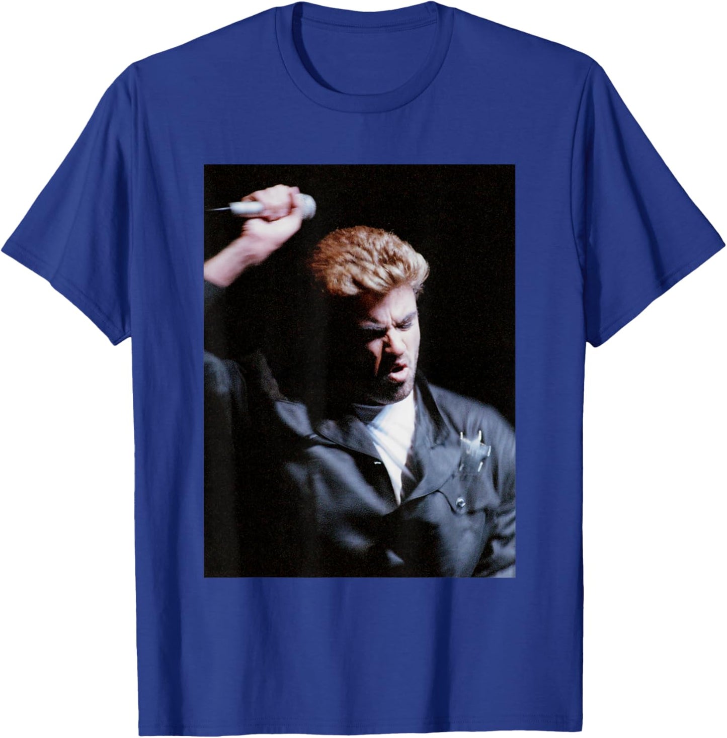 George Michael Faith World Tour London One More Try 1988 T-Shirt - T-Shirt | Royal