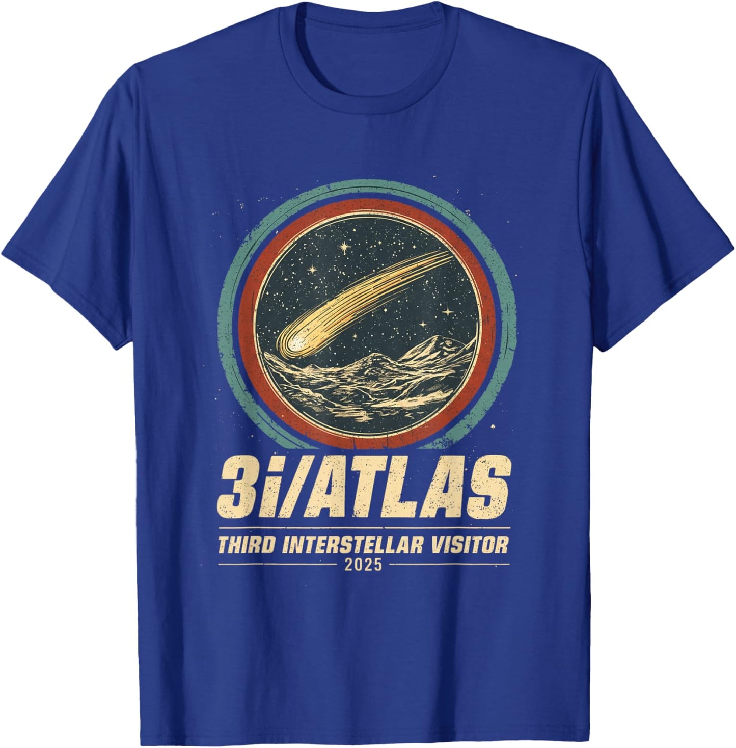 3i/Atlas Interstellar Visitor 2025 T-Shirt - T-Shirt | Royal