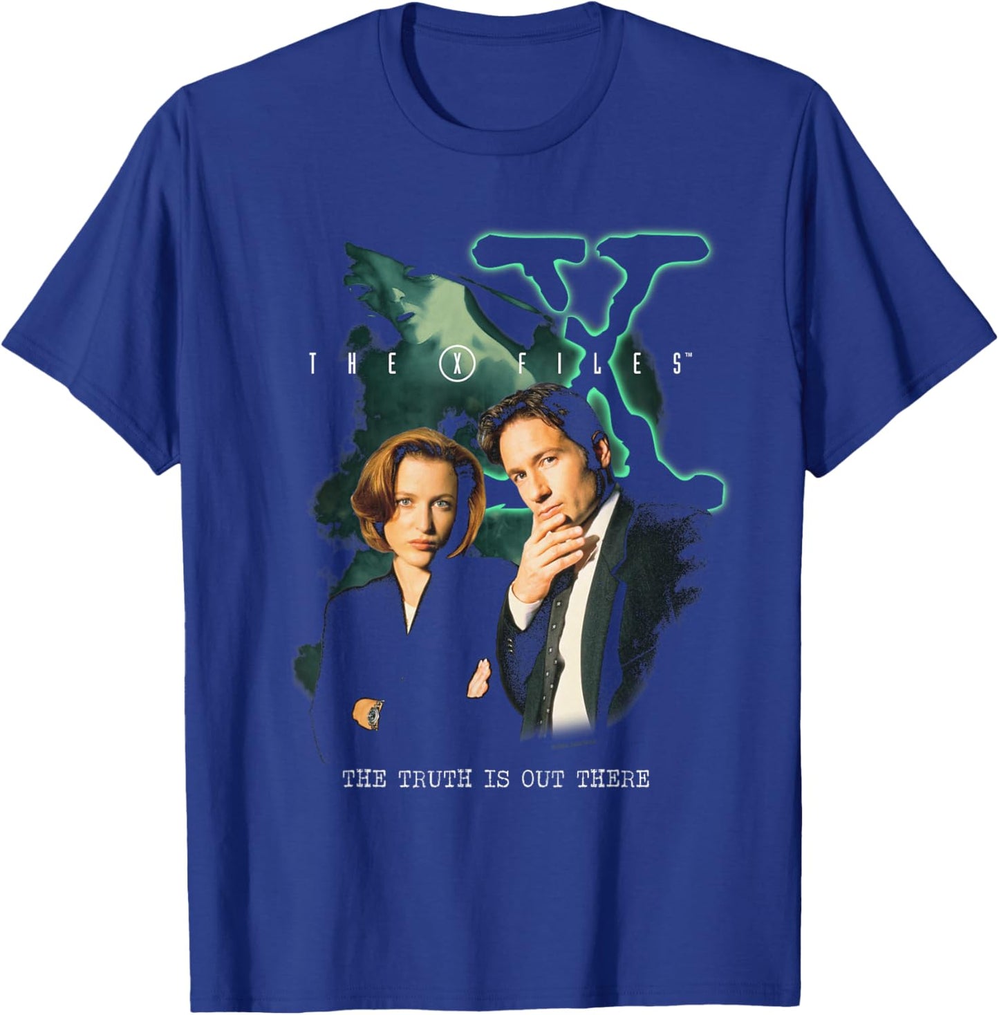 The X-Files Truth is Out There Alien Poster Retro 90's TV T-Shirt - T-Shirt | Royal